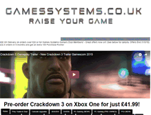 Tablet Screenshot of gamessystems.co.uk